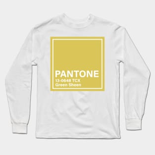 pantone 13-0648 TCX Green Sheen Long Sleeve T-Shirt